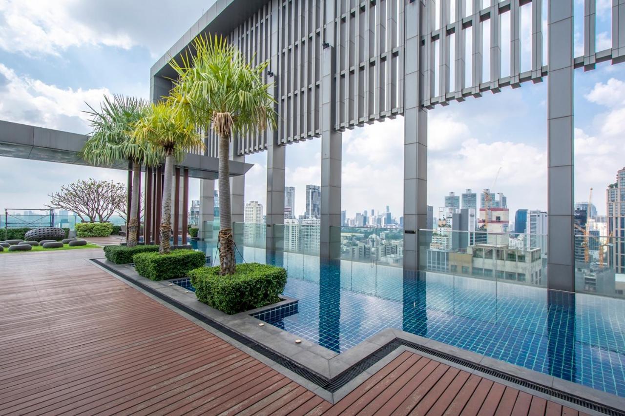 Luxury 1Bed 1Bath 300M Bts Phrom Phong, Emporium Emsphere Emquartier Bangkok Eksteriør billede